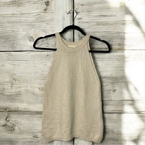 Anthropologie Maeve Ivory/Cream Sleeveless Sweater Size XS